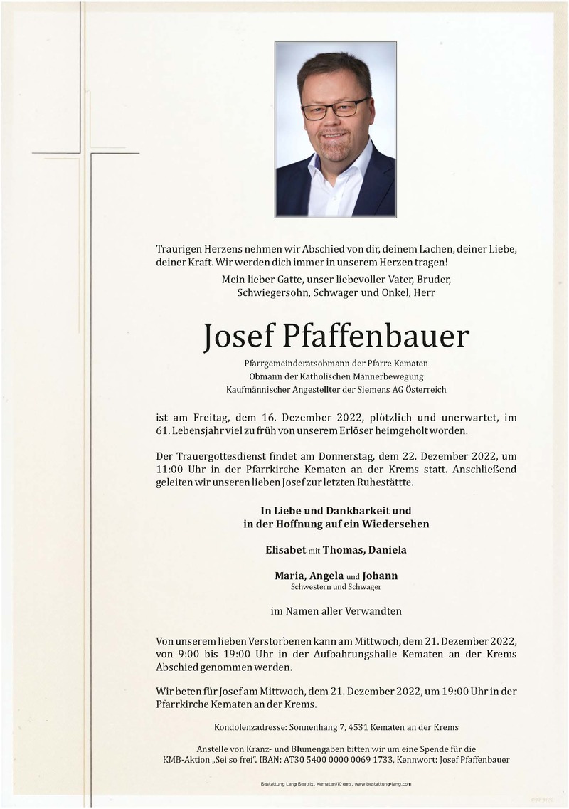 Parte Josef Pfaffenbauer
