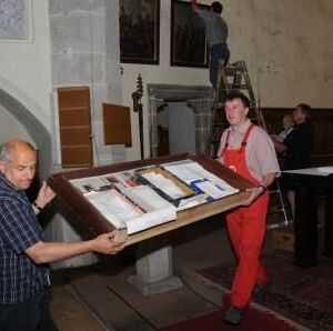 Ausräumen und Mauerwerksarbeiten, Boden