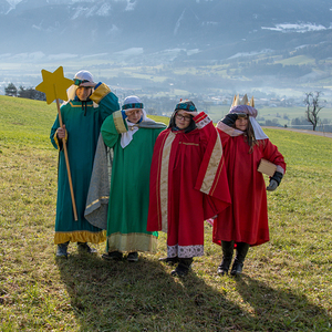 Sternsinger waren unterwegs in Kirchdorf
