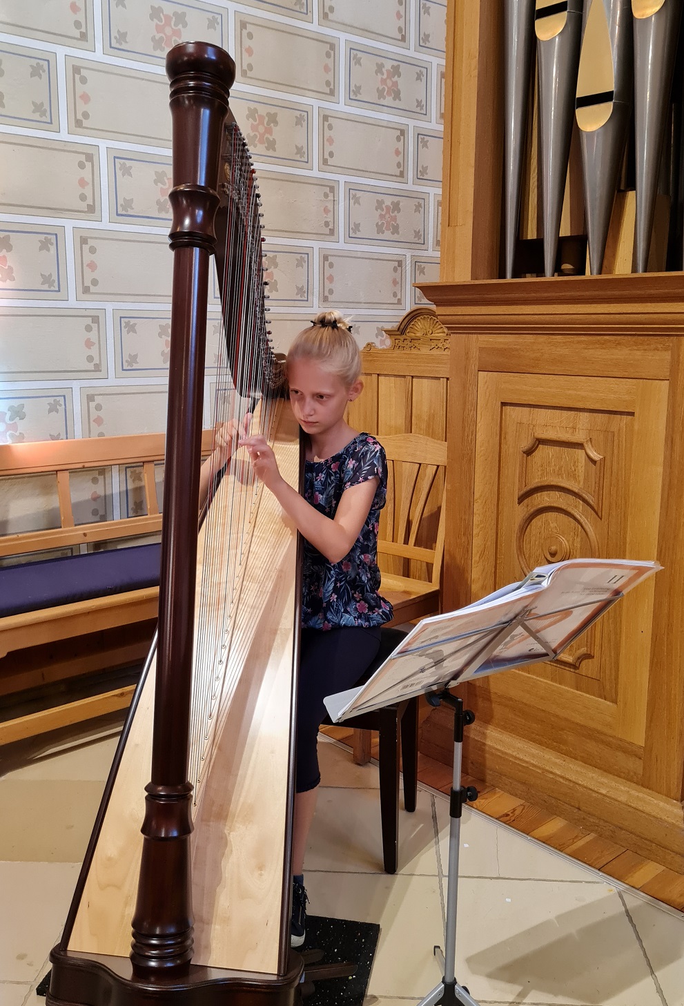 Musikalische Mitgestaltung 15.8.2021 / © Foto: Kristina Steinwender Marianna Steinwender