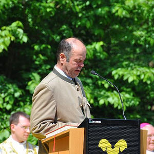 Gedenkfeier 200 Jahre Schlacht um Ebelsberg im Schloßpark