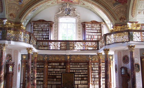 Bibliothek des Stiftes Schlierbach