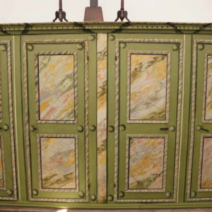 Auch die kostbaren Möbel der Sakristei wurden restauriert. 