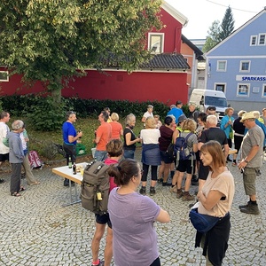 Abschlussjause am Kirchenplatz Münzkirchen