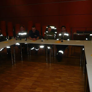 Feuerwehrübung im Kindergarten