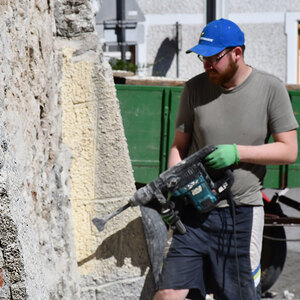 an der Mauer am 2. Tag
