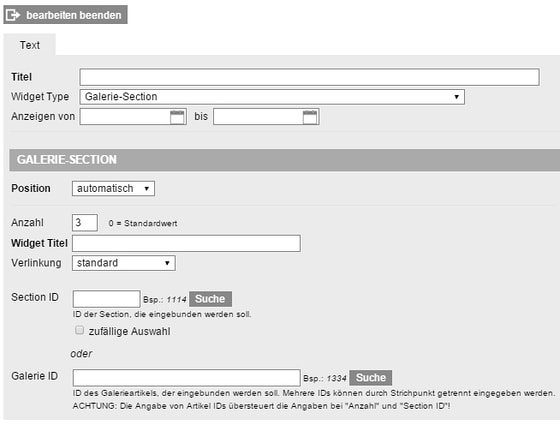 Widget erstellen / © Diözese Linz Kommunikationsbüro Widget erstellen