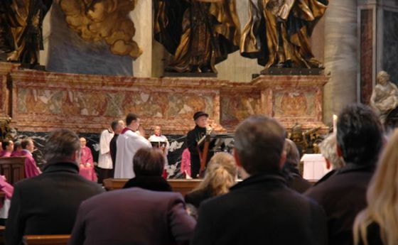 Rom - Christbaum für Papst