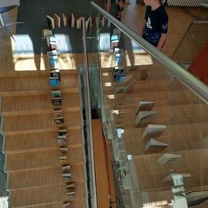 Bücher-Dominorallye in der Bücherei Buchkirchen