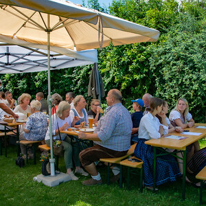 Kräuterbüschelweihe, Weißwurstfrühschoppen, Dank und Willkommenheißen