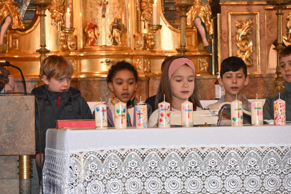 Vorstellung der Erstkommunionkinder Pramet 2025