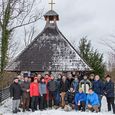 Wanderung auf den Schoberstein: Mittagsgebet bei der Hubertuskapelle