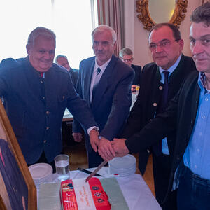 Festsitzung Gemeinderat Kopfing im Geburtshaus von Johann Nepomuk Hauser