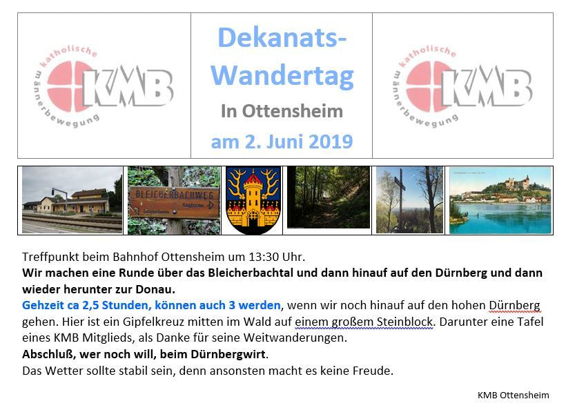 Dekanatswanderung 2.6.2019