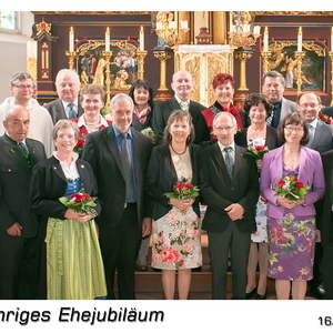 Feier der Ehejubiläen 2016