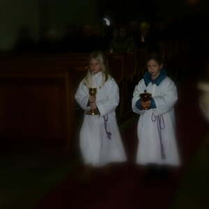 Aufnahme der Ministrantinnen