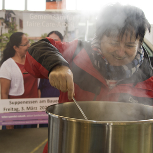 Suppenessen am Bauernmarkt