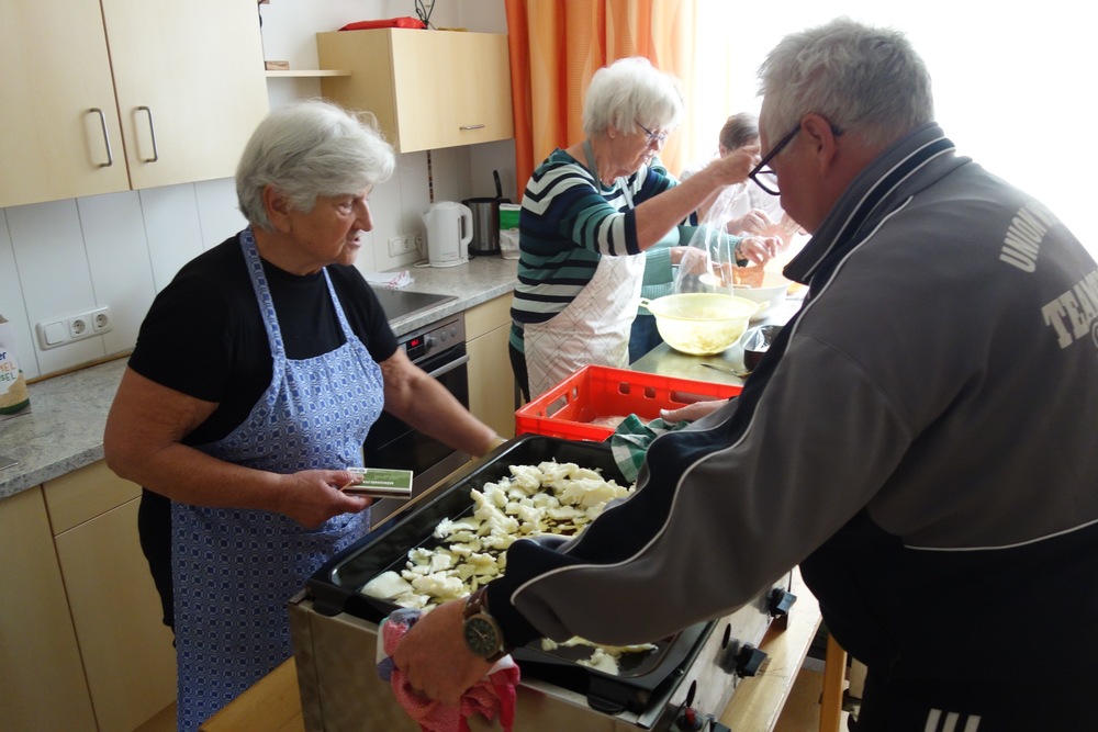 Das Küchenteam sorgt für gute Verpflegung                         