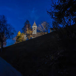 Der Abschluss der Wanderung fand in der Georgibergkirche statt.