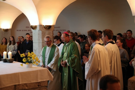 Gottesdienst bei Treffpunkt Benedikt am 5. Oktober mit Jugendbischof Stephan Turnovszky in der Michaelskapelle