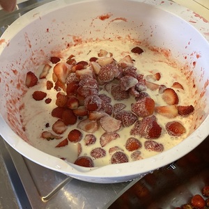 mit Schlagobers verveinern