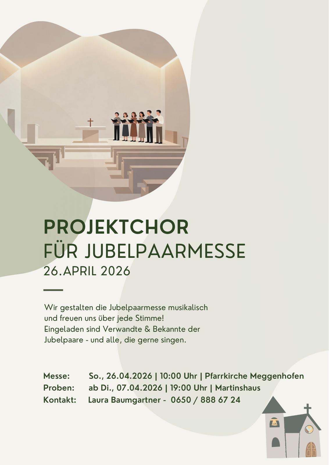 Projektchor Jubelpaarmesse