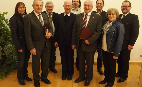 Verleihung der Severinmedaille an Franz Reisenberger und Josef Rossgatterer