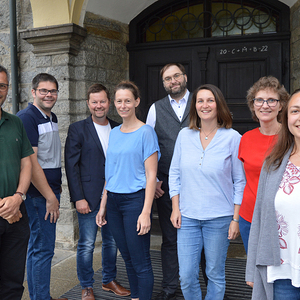 v. li n. re: Pfarrer Franz Wöckinger, Bernhard Prammer, Gerald Werner, Gudrun Rummerstorfer, Pastoralassistent (Krankenstandsvertreter) Andreas Haider, Elisabeth Wöss, Brigitte Böhm, Sarah Peterseil, (nicht am Foto Andreas Haslinger)