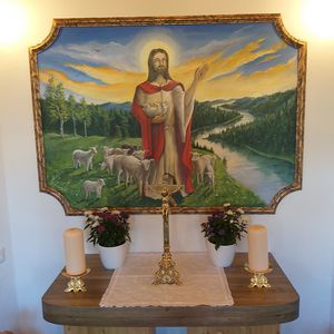 Das Altarbild in der Kapelle