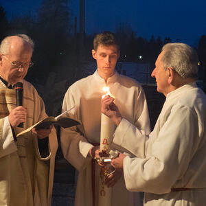 Osternacht in der Pfarrkirche Kopfing