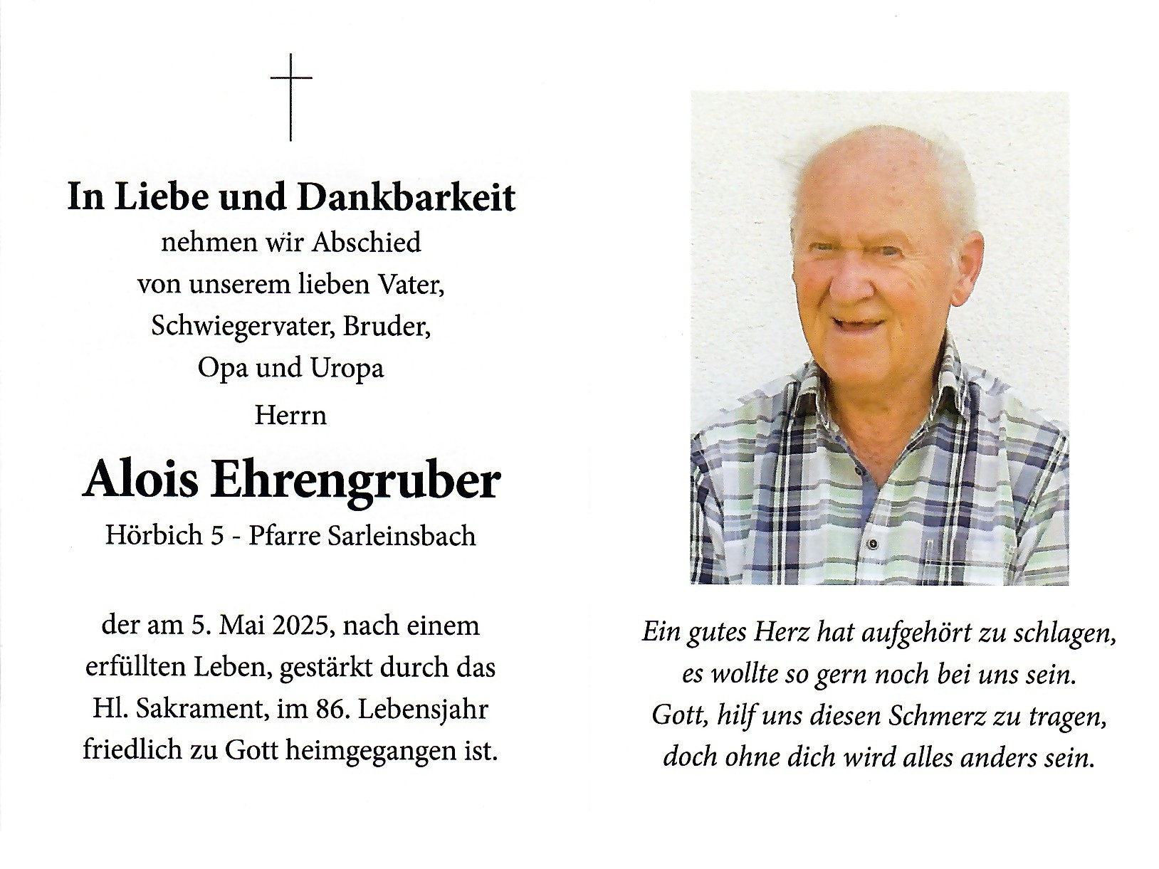 Alois Ehrengruber / Pfarre