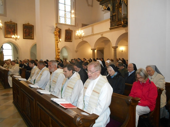 Gottesdienst in der Stiftskirche Schlägl / © Sr. Anna Pointinger / Marienschwestern Gottesdienst in der Stiftskirche Schlägl
