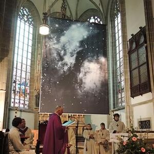 Segnung des Eferdinger Fastentuches