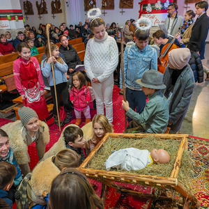 Kindermette mit Hirtenspiel der Katholischen Jungschar