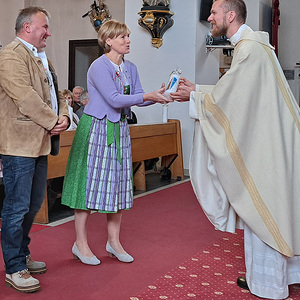 Überreichung der Kerzen