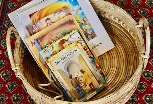 Bücherkorb für Kinder