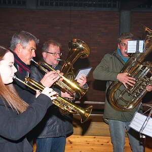 Bläser der Marktmusik