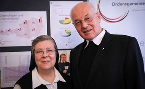 Sr. Beatrix Mayrhofer und Abt em. Christian Haidinger