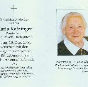 gestorben am 10. Dezember 2006