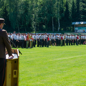 Segnung Fahrzeug LFA-B mit Frühschoppen - FF Kopfing