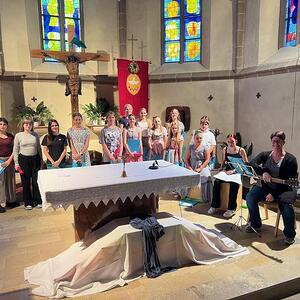 Chor der Mittelschule Regau