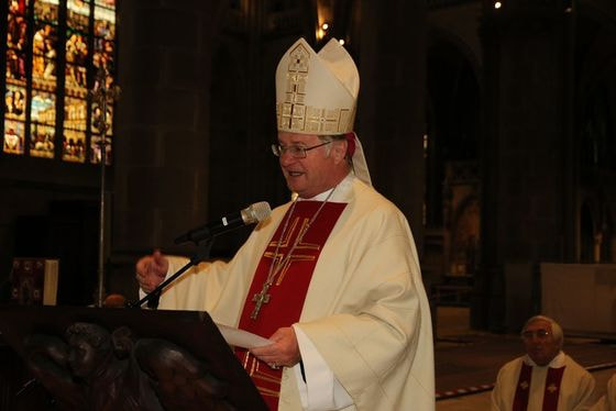 Bischof Manfred Scheuer bei seiner Predigt / © Diözese Linz / Reischl Bischof Manfred Scheuer bei seiner Predigt