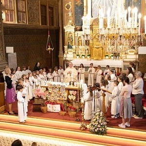 Erstkommunion 'Jesus ist unser Schatz'