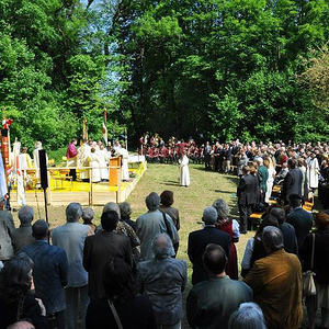 Gedenkfeier 200 Jahre Schlacht um Ebelsberg im Schloßpark