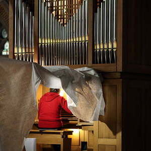 Polieren im Mariendom