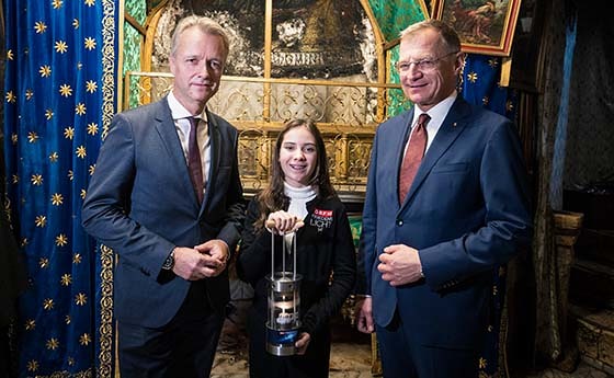 Friedenslicht in Bethlehem entzündet