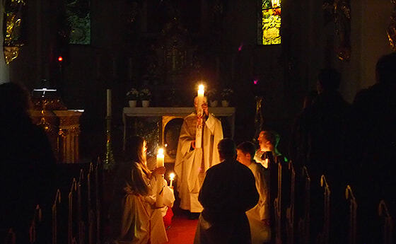 Lumen Christi in der Pfarrkirche Kopfing