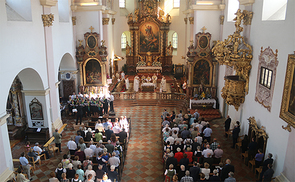 Gemeinschaftsgottesdienst im Stift Reichersberg am 28. August 2016