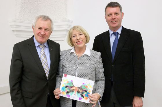 LH-Stv. Franz Hiesl, Leihoma Susanne Keferböck und Mag. Andreas Pumberger (Vorsitzender katholischer Familienverband)