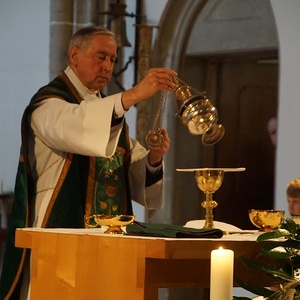 Die Pfarre Ottnang feiert Erntedank im Coronajahr 